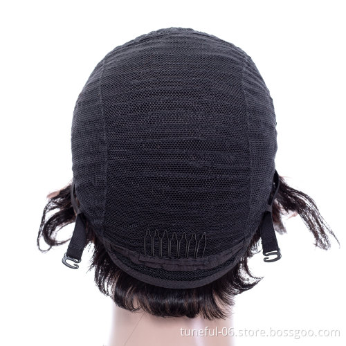 Wholesale Price 005 Bob Cut Hair Vendor Brazilian Human Hair Wigs Cuticle Aligned Virgin Hair Pixie Cut short Wigs on sale